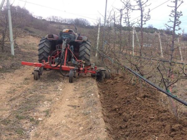Međuredna tanjirača sa pipalicom / ticalom Kadioglu KDM110