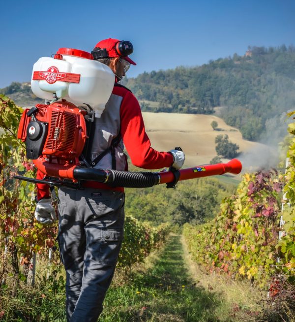 Cifarelli L3EVOEU leđna motorna prskalica u radu