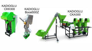 Linija za preradu oraha - krckalica, duvaljka i separator