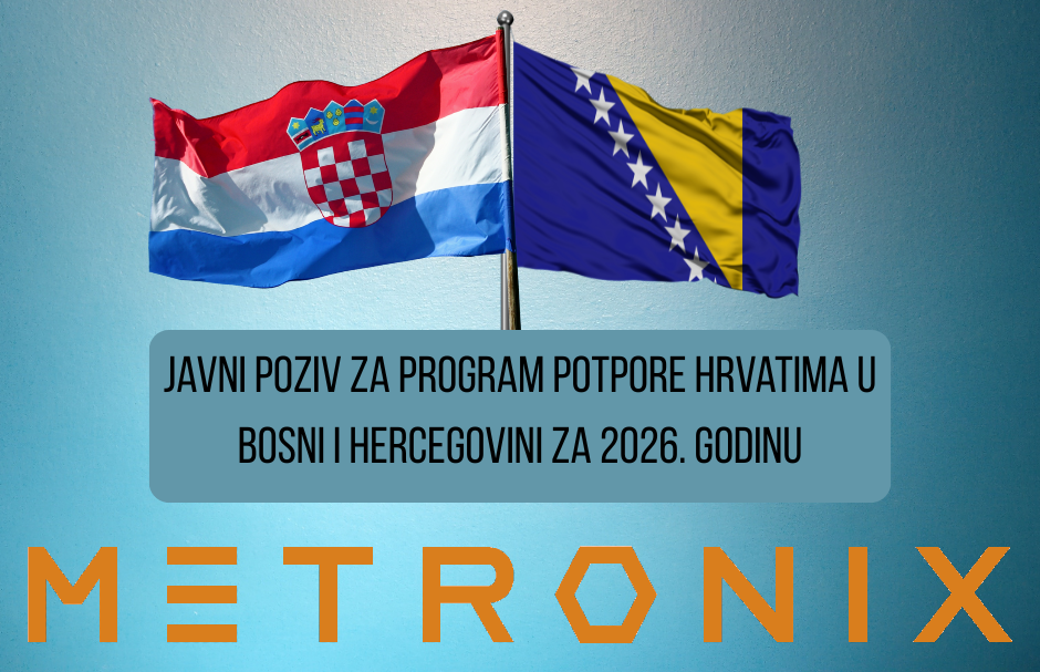 Javni poziv za potpore poljoprivrednim projektima Hrvata u BiH za 2026. godinu