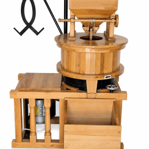 Mlin za žitarice sa prirodnim kamenom Ø450 mm - puno drvo