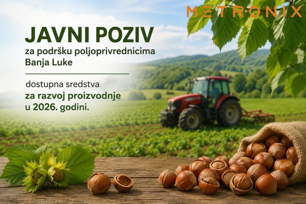 Javni poziv poljoprivrednicima Banja Luka 2026