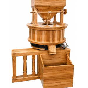 Mlin za žitarice sa prirodnim kamenom Ø700 mm - puno drvo